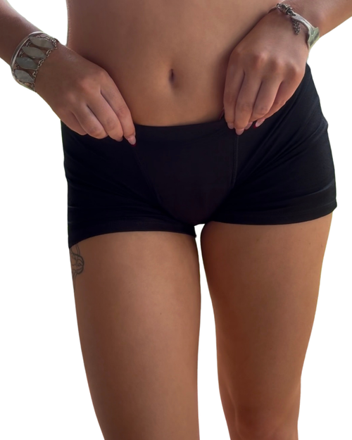 Anti-Leak Boxer Briefs High Waisted Underwear Seamless